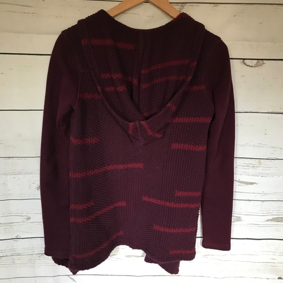 Lucky Brand Hooded Cardigan Sweater Open Front S - Picture 5 of 6